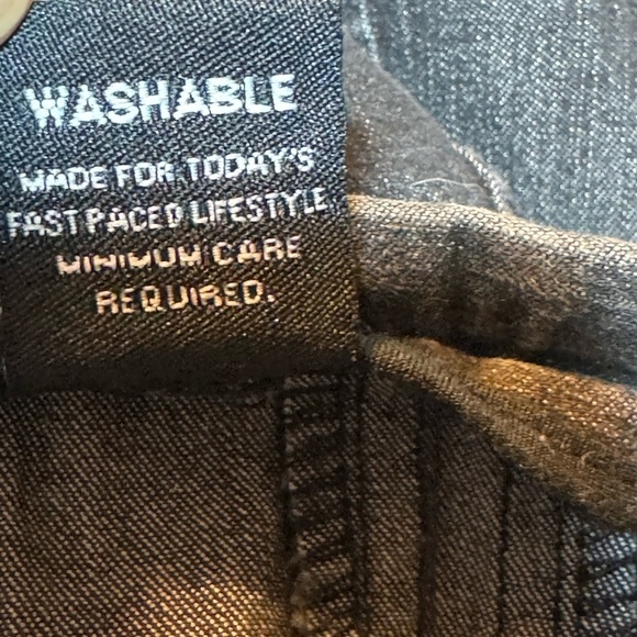 Larry Levine Stretch Denim Pleated Flare Skirt - Picture 5 of 6